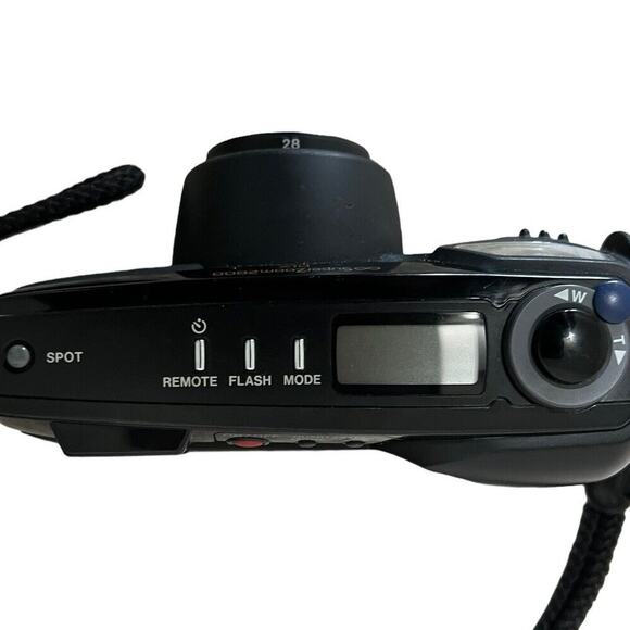 Olympus Super Zoom DLX 2800 Point and Shoot 35mm Camera w/ Case and Wrist Strap - Picture 3 of 10